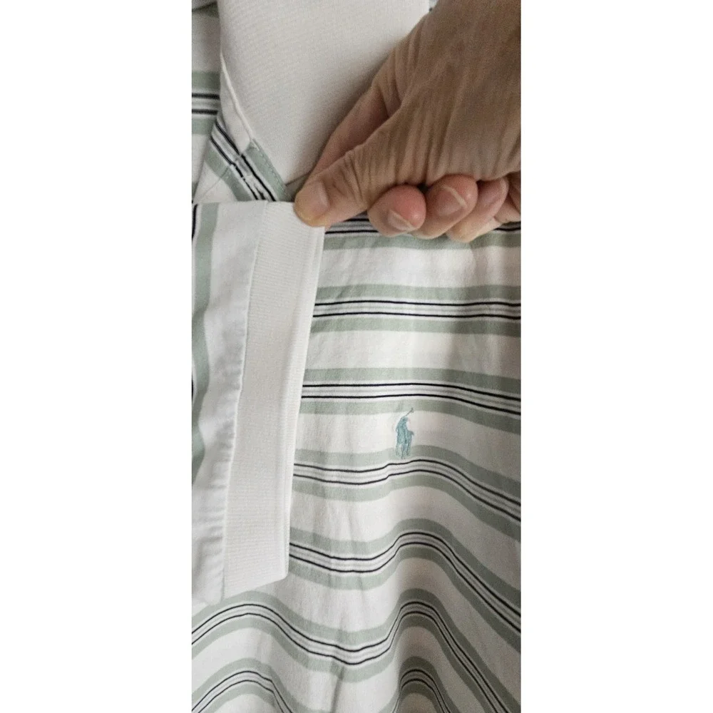 POLO GOLF RALPH LAUREN 100% pima cotton men Sz M polo shirt‎ striped